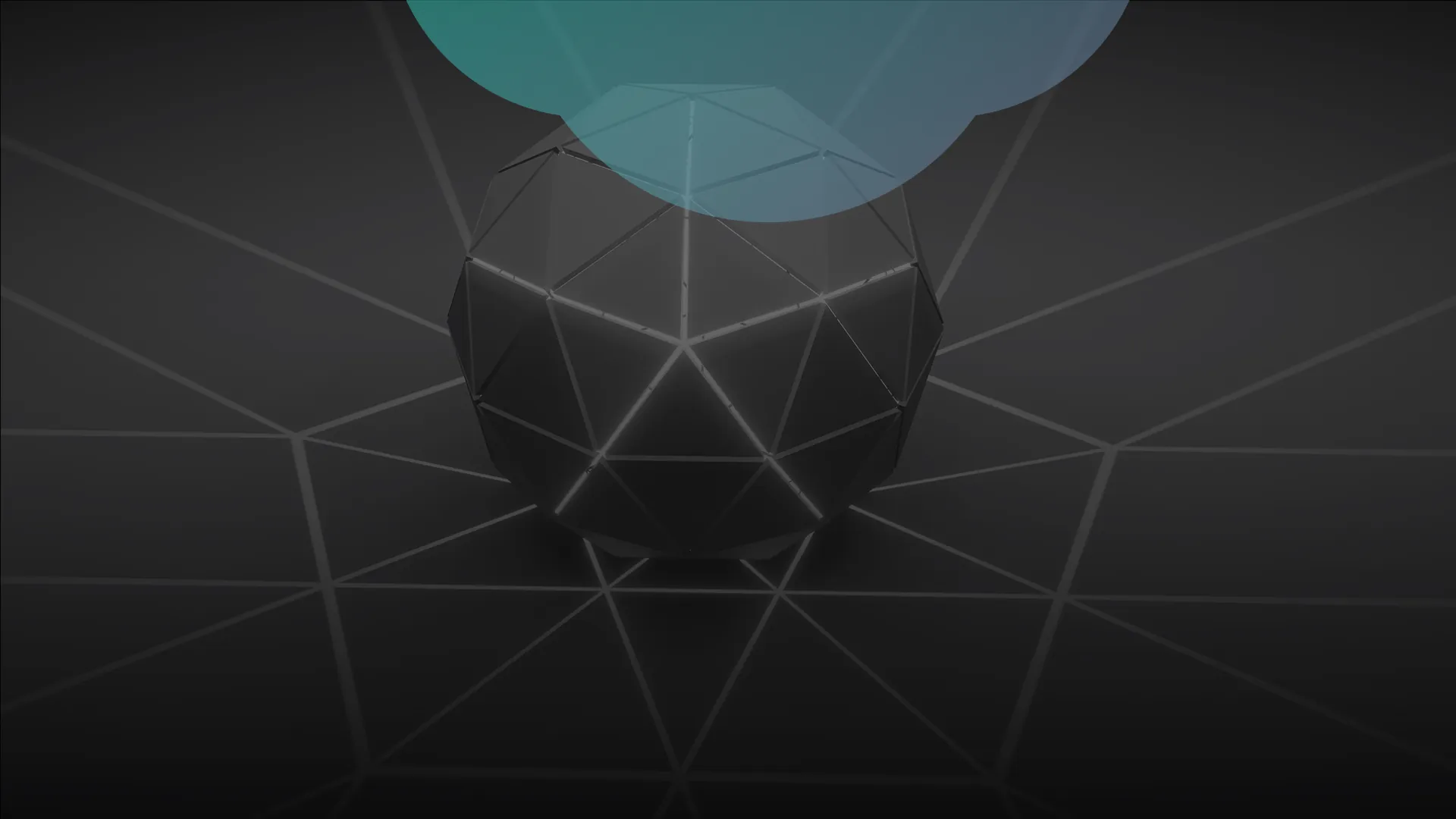 Ball made of triangles